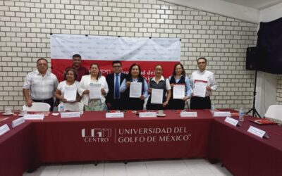 UGM Coatzacoalcos firma convenio para PP y SS con empresas e instituciones públicas y privadas